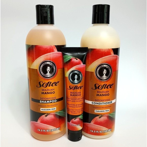 Softee Other Softee Brazilian Mango Bundle Set Detoxifying Shampoo